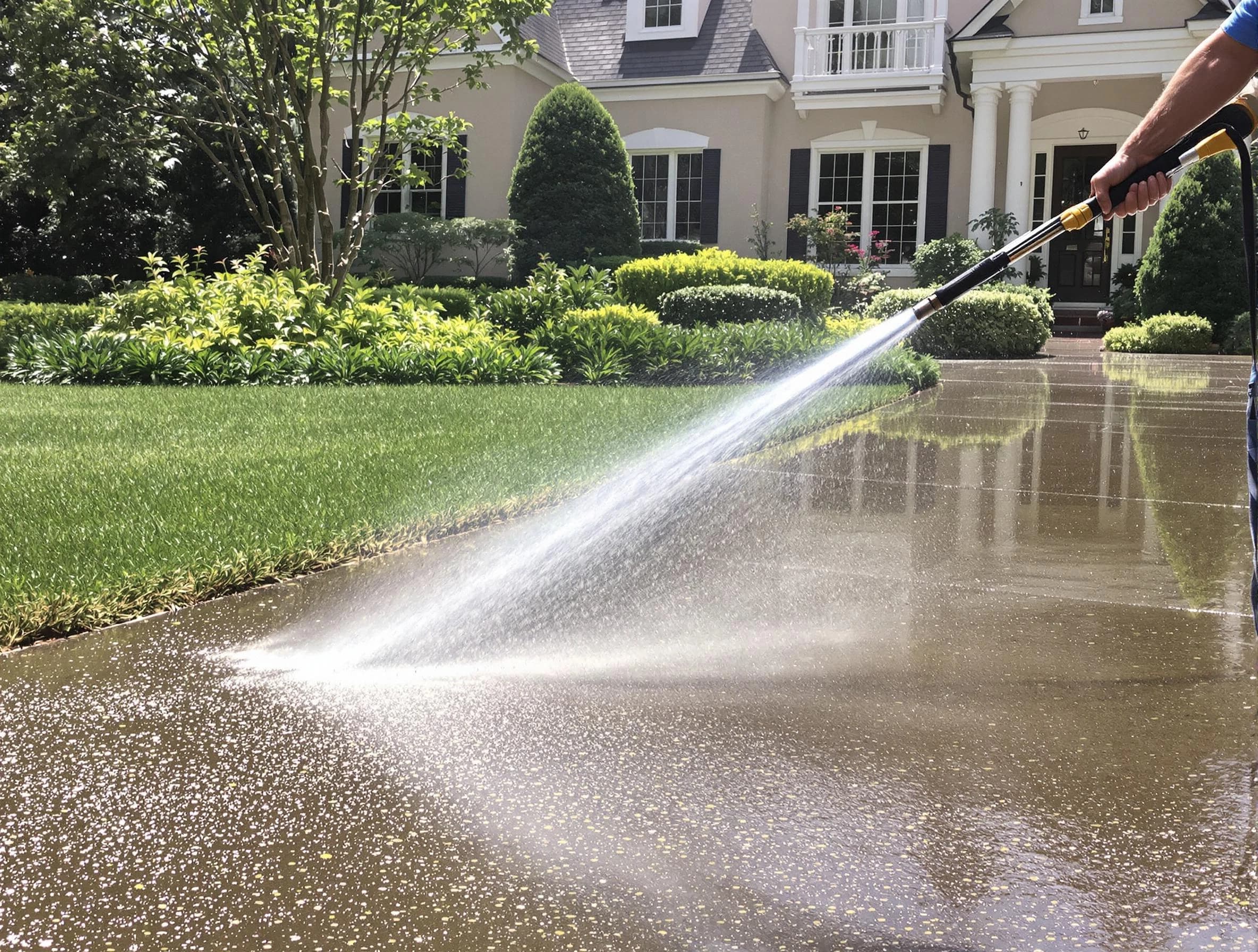 Brunswick Power Washing professional delivering pressure washing service in Brunswick